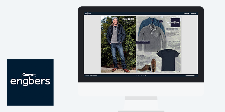 engbers‘ Lookbook als Blätterkatalog mit eCommerce-Funktion