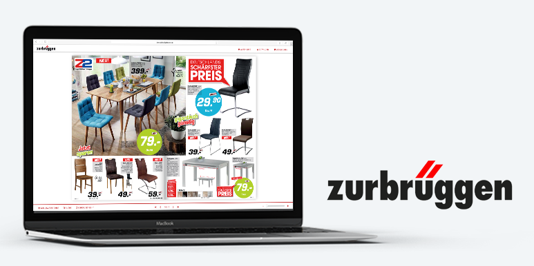 Zurbrüggens Möbel-Prospekte als Blätterkatalog