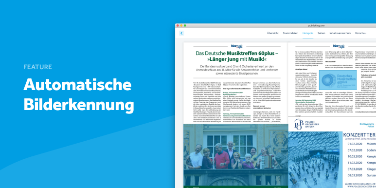 Automatische Bilderkennung in Ihren Ausgaben