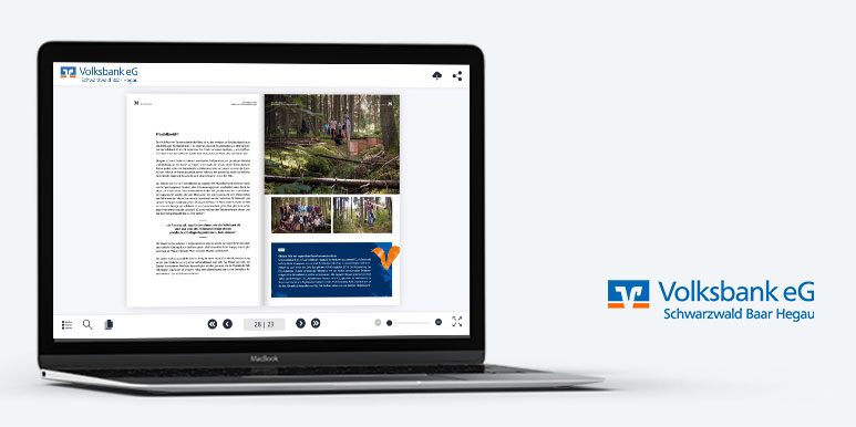Die Volksbank Schwarzwald Baar Hegau präsentiert sich digital