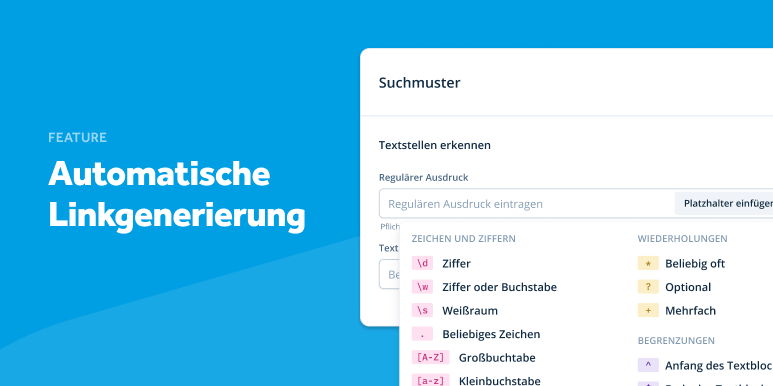 Automatische Linkgenerierung für Artikelnummern