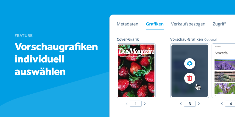 Individuelle Vorschaugrafiken für Ihre App-Ausgaben