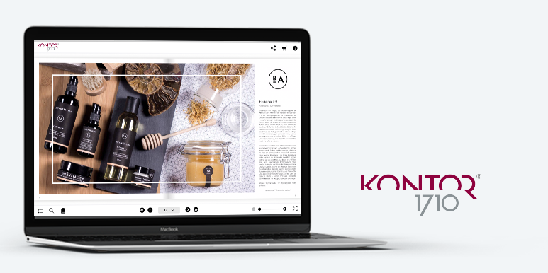 Kontor1710 veröffentlicht Blätterkataloge mit publishing.one