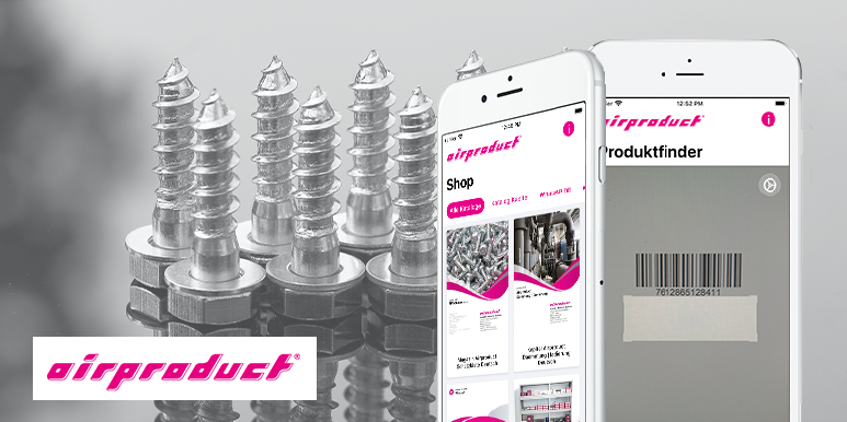 Airproduct AG setzt auf Katalog-App mit Produktfinder & Barcode-Scanner