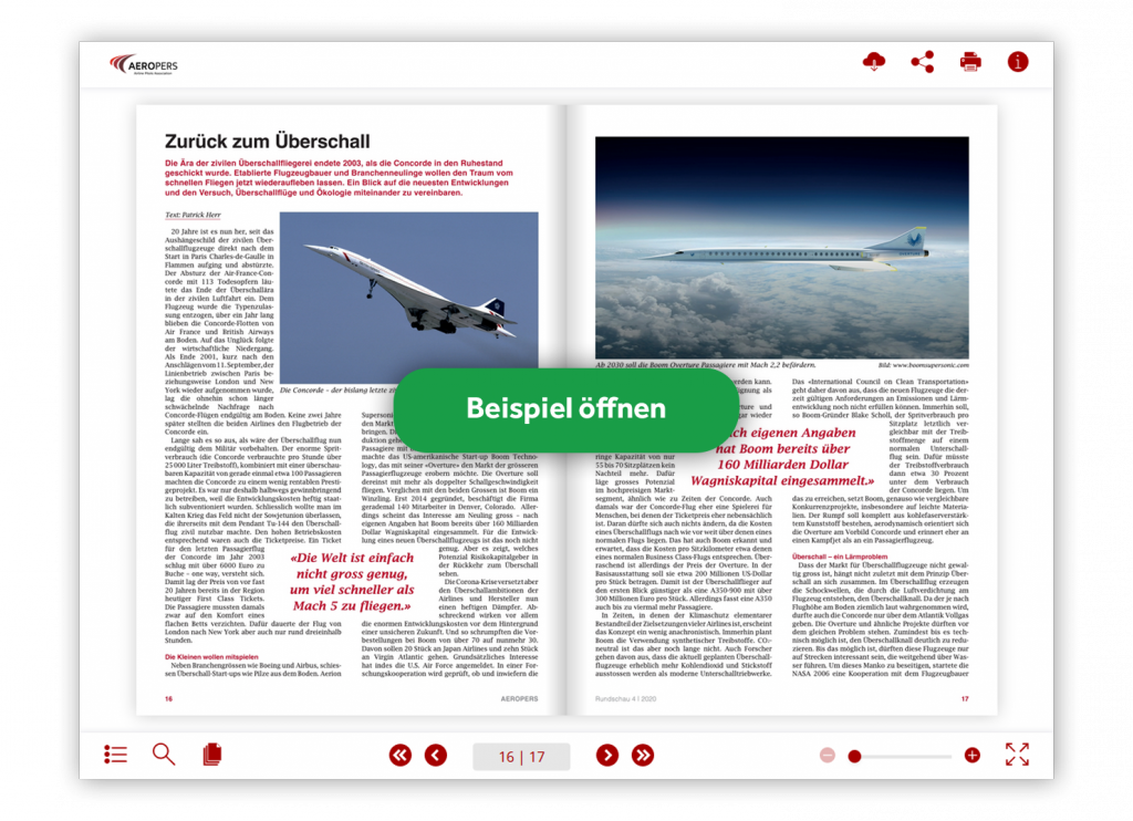 Beispiel öffnen