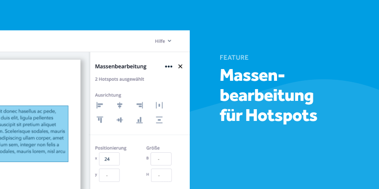 Feature: Massenbearbeitung für Hotspots