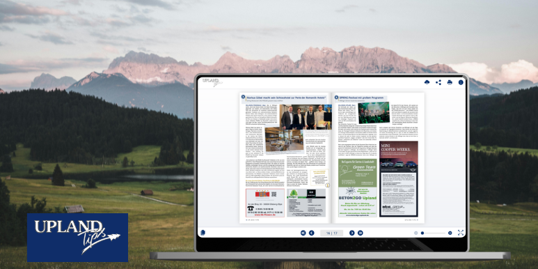 UPLAND-TIPS digitalisiert: Wie die publishing.one Software das Monatsmagazin neu definiert