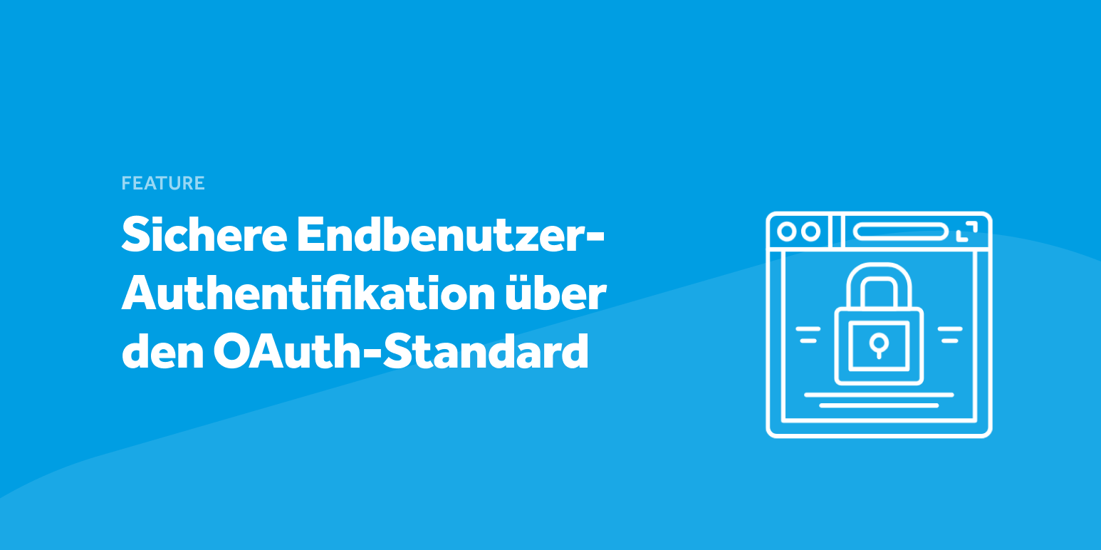 publishing.one Web-Kiosk unterstützt OAuth-Authentifizierung