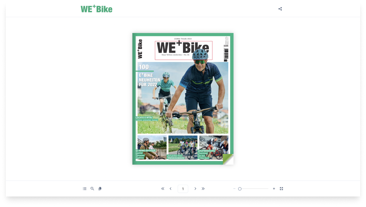 Link zum Kiosk des Magazins We+Bike