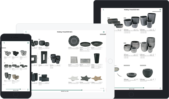 Ihre mobilen Kataloge auf allen Plattformen