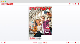 Beispiel für Mitgliederzeitungen von "Freie Fahrt" - Flipbooks erstellt mit publishing.one